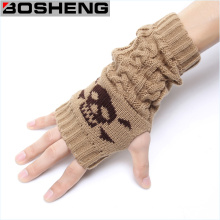 Frauen Fingerlose Halbe Handschuhe, Winter Warm Gestrickte Handschuhe